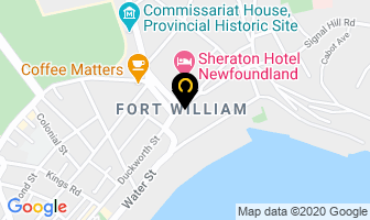 Zachary's Restaurant in St. John's map