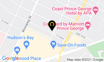 Zaffron Cuisine in Prince George map