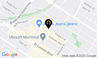 Zak Communications in Montreal map