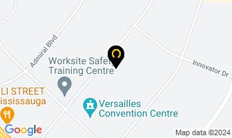 Zand Marketing in Mississauga map
