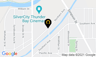 Zanette Robert in Thunder Bay map