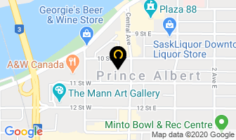 Zatlyn Law Office in Prince Albert map