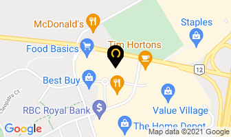 Zats Sandwich Co in Orillia map