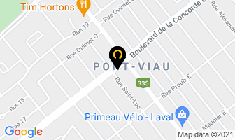 Zaurrini & Associ&eacute;s in Laval map