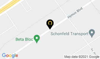 Zef Scientific Inc in Dorval map