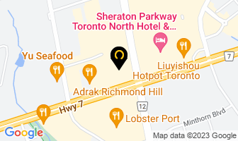Zen Bus Lines in Richmond Hill map