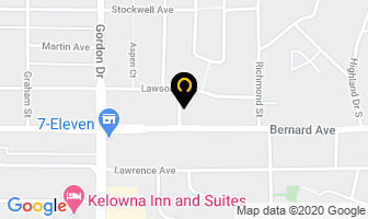 Zerra Landscaping in Kelowna map