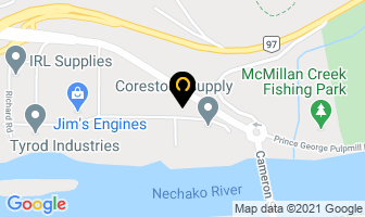 Zettl Masonry Ltd in Prince George map