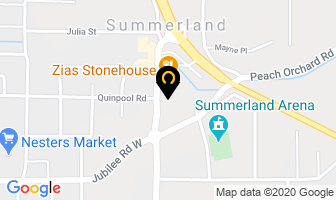 Zias Stonehouse Restaurant in Summerland map