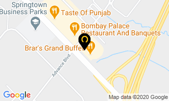 Zirvi Law Office in Brampton map