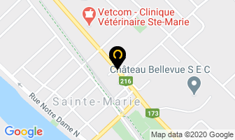 Zonart Communication Inc in Sainte-Marie map