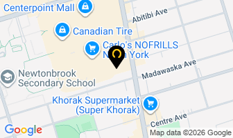 Zone Barbershop in North York map