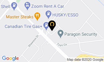 Zoom Rent A Car in Mississauga map