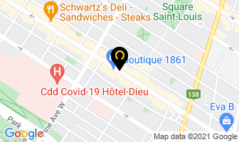 Zulily in Montreal map