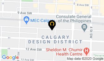 Zulueta Architecture Ltd in Calgary map
