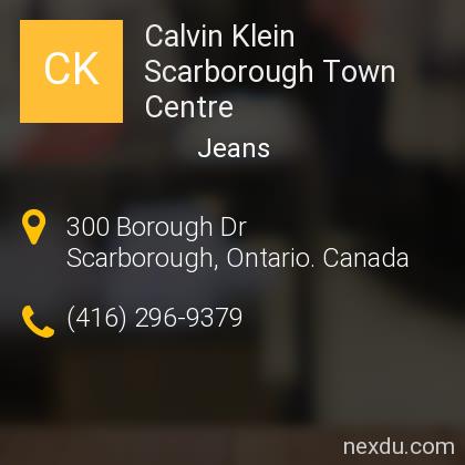 calvin klein store scarborough town centre