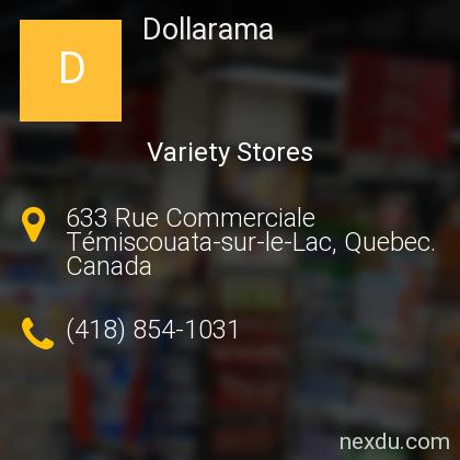 Dollarama in Cabano T miscouata sur le lac Phones and Address