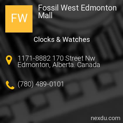 Fossil  West Edmonton Mall