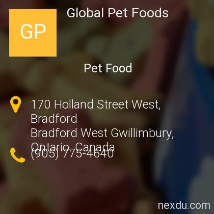 global pet foods bradford