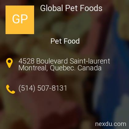 global pet foods st laurent