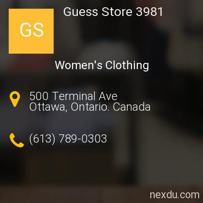 guess store ottawa