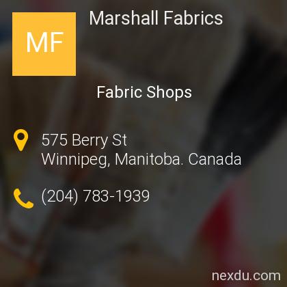 Marshall Fabrics Winnipeg
