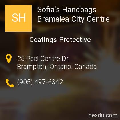 Sofia S Handbags Bramalea City Centre In Brampton Phones And Address Sofia S Handbags Bramalea City Centre