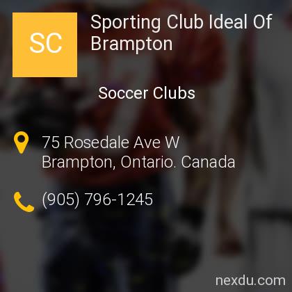 Sporting Club Ideal Of Brampton in Brampton - Phones and Address