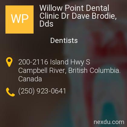 Willow Point Dental Clinic Dr Dave Brodie Dds in Gracefield