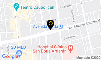Mapa de A. Movasa en Santiago