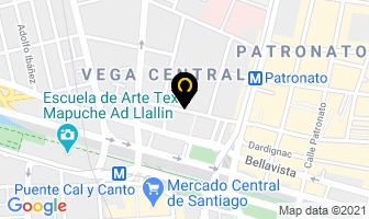 Mapa de Abarrotes El Bigote en Santiago