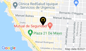 Mapa de Academia De Idiomas Del Norte en Iquique