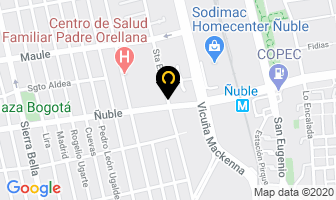 Mapa de AcrÍlicos Norglas en Santiago