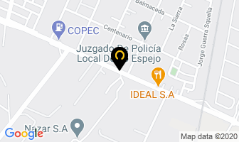 Mapa de Adhesivos Tomatex en Santiago