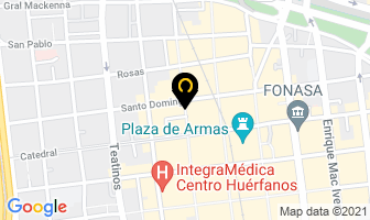 Mapa de Administradora De Inversiones Gaibadu en Santiago