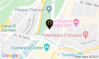 Mapa de Aenor Chile S.a. en Las Condes