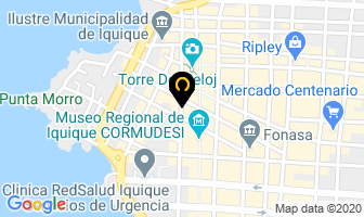 Mapa de Agencia De Aduanas Pedro J. Chamorro Tapia en Iquique