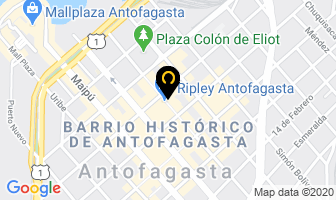 Mapa de Aislanor en Antofagasta