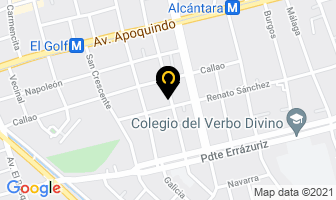 Mapa de Alaluf Propiedades en Las Condes
