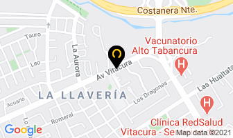 Mapa de Alcantara Traducciones en Vitacura