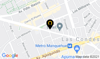 Mapa de Alquimia Ingenieros S.a. en Las Condes