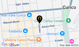 Mapa de Alta Odontologia Implantes en Curicó