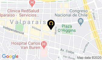 Mapa de Aluminio Y Vidrio Torfan en Valparaíso