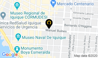 Mapa de Aluminios Orsan en Iquique