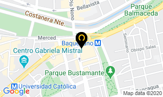 Mapa de Amanda Perfumes en Santiago