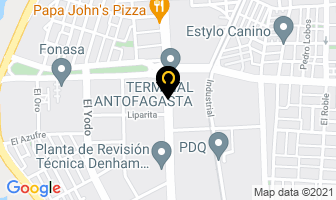 Mapa de Angamos Maquinarias en Antofagasta