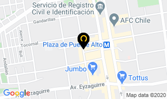 Mapa de Animaciones Infantiles Payaso Cascabel - Cumpleaños en Puente Alto