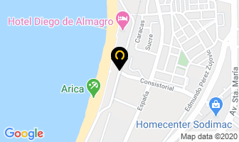 Mapa de Apart Hotel Paros - Ex Edificio Skorpios en Arica