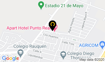 Mapa de Apart Hotel Punto Real en Curicó