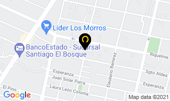 Mapa de Arcristales en Santiago